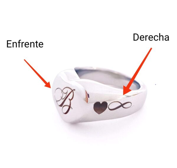 Anillo para mujer personalizado