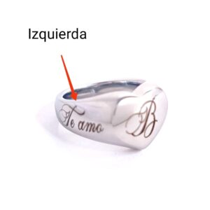 Anillo para mujer personalizado