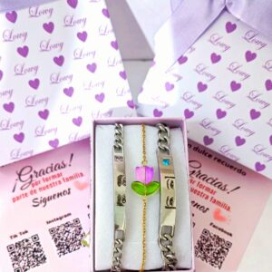 DUO DE BRAZALETES PERSONALIZADOS