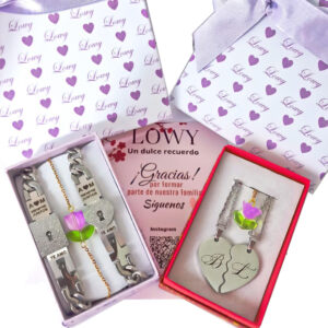 PAQUETE BRAZALETES Y COLLARES PERSONALIZADOS