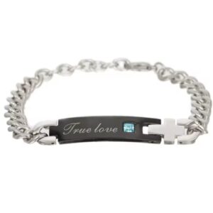 BRAZALETE PERSONALIZADO PARA CABALLERO🖤